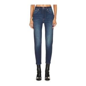 Re/Done 90s High Rise Ankle Crop - Deep Sapphire NWT